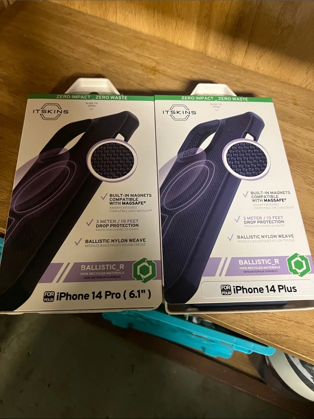 Ballistic -R Itskin Nylon Weave Phone Case for iPhone 14 Plus - Purple